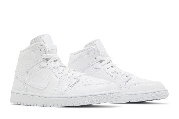 Wmns Air Jordan Mid 'triple White' 2022