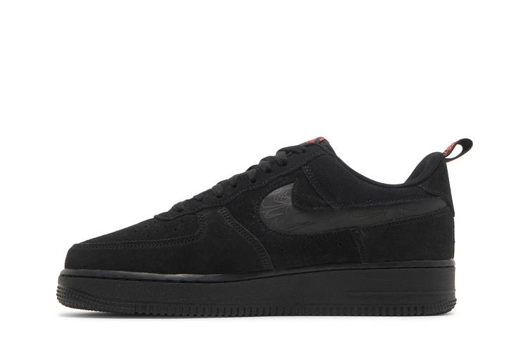 Nike Black Air Force 1 Hight '07 Lv8 Sneakers With Reflective Swoosh And  Grey Details. for Men