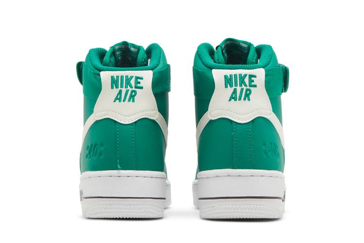 Nike Air Force 1 Hi SE 40th anniversary trainers in malachite green and  white