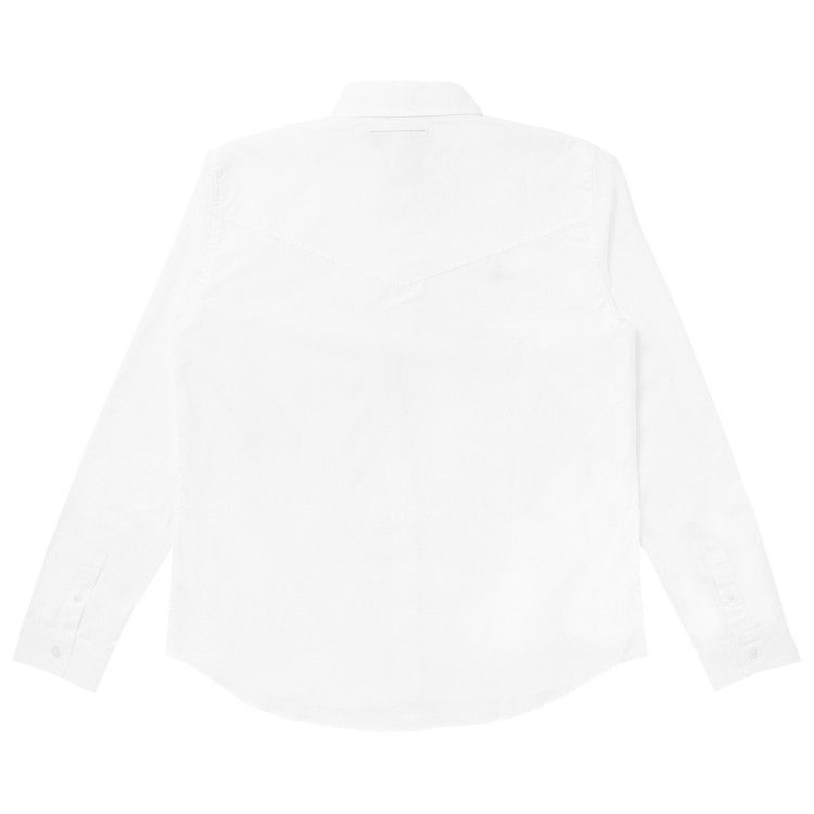 Vlone Long-Sleeve Button Up White/Red