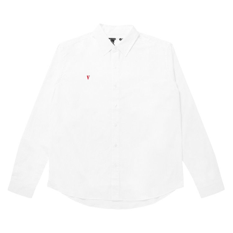 Vlone Long-Sleeve Button Up White/Red