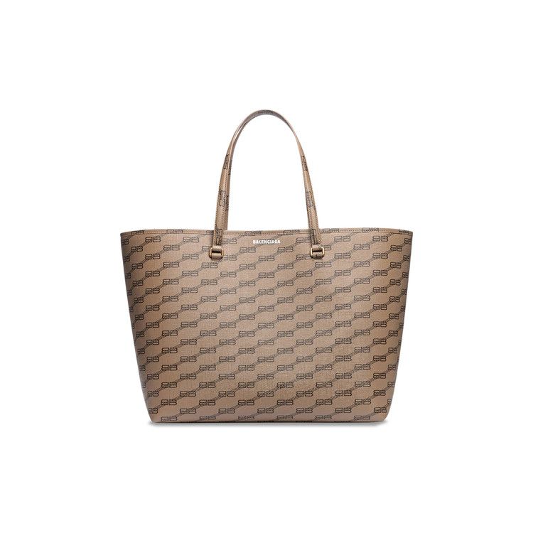 Balenciaga Signature Large East-West Shopper Bag Beige/Brown