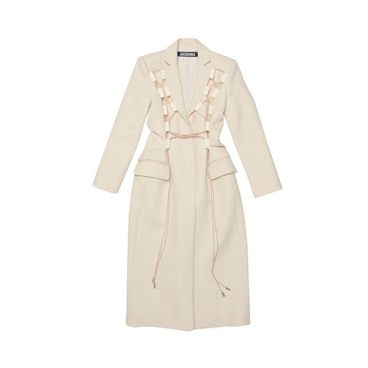 JACQUEMUS LE MANTEAU PAIOU シアリング レザーコート Buy Jacquemus Le Manteau Lacciu 'Light Beige' - 223CO018
