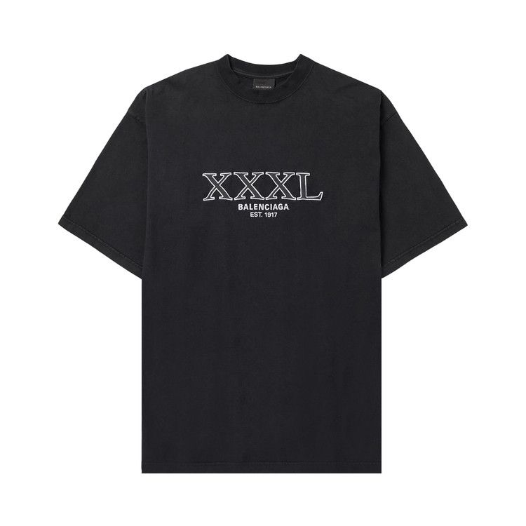 Balenciaga Large Fit T-Shirt Black/White