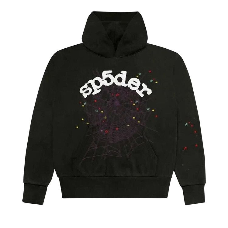 Sp5der Spider worldwide パーカー L 5 SIZE L Spider Worldwide Sp5der Black OG Web Pullover Hoodie