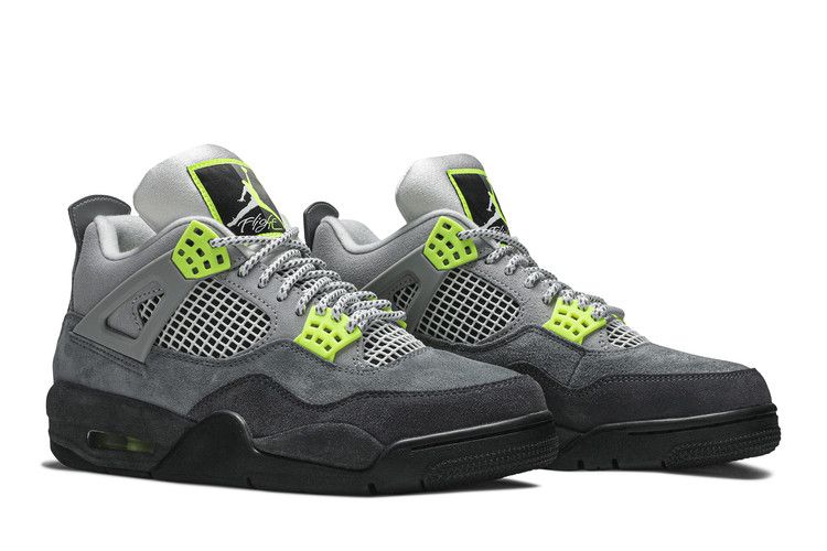 grey and lime jordan 4