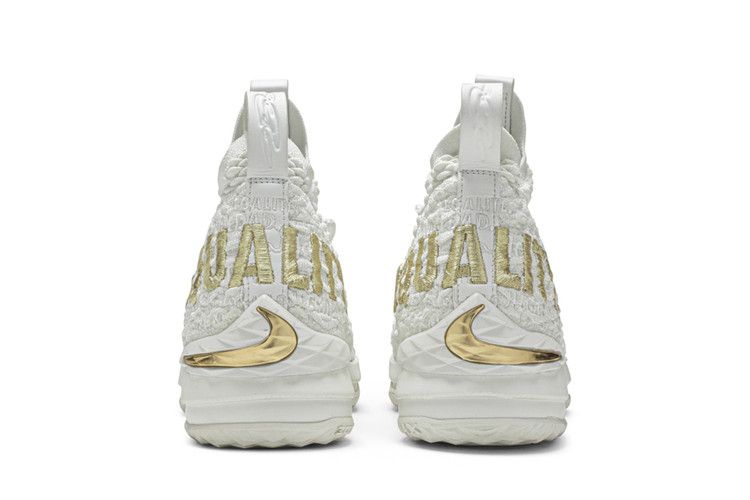 Lebron 15 white on sale equality