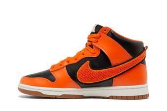 Buy Dunk High 'Chenille Swoosh - Safety Orange' - DR8805 002 | GOAT