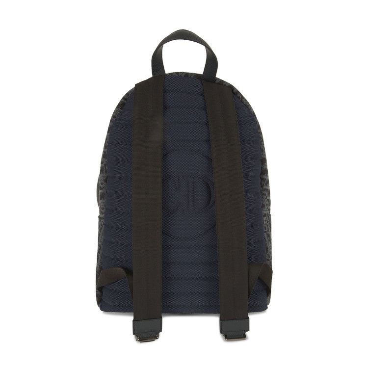 Dior Oblique Ride Backpack Blue Tonal