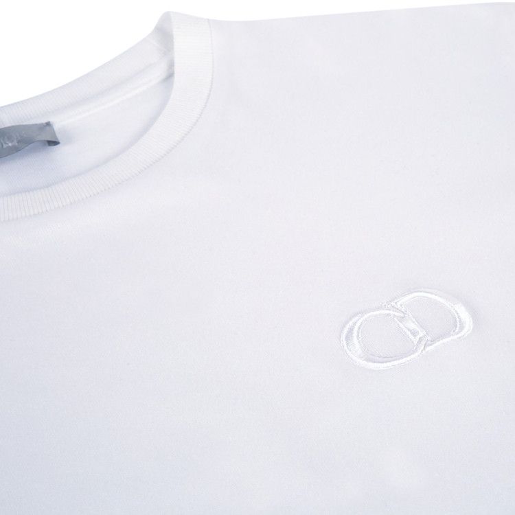 Buy Dior T-Shirt CD Boxy Cut 'White' - 943J605A0554 C080 | GOAT