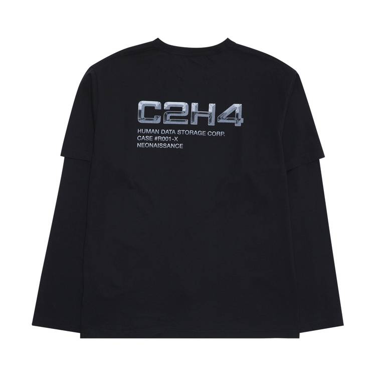 Buy C2H4 Double Layered Long-Sleeve T-shirt 'Black' - R001 X008