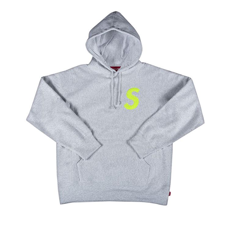 Buy Supreme S Logo Hooded Sweatshirt 'Ash Grey' - FW19SW2