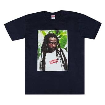 Buy Supreme Buju Banton Tee 'Black' - SS19T62 BLACK | GOAT