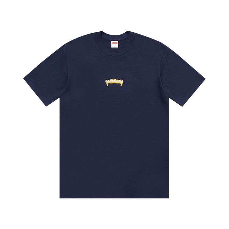 Supreme fronts tee hot sale navy