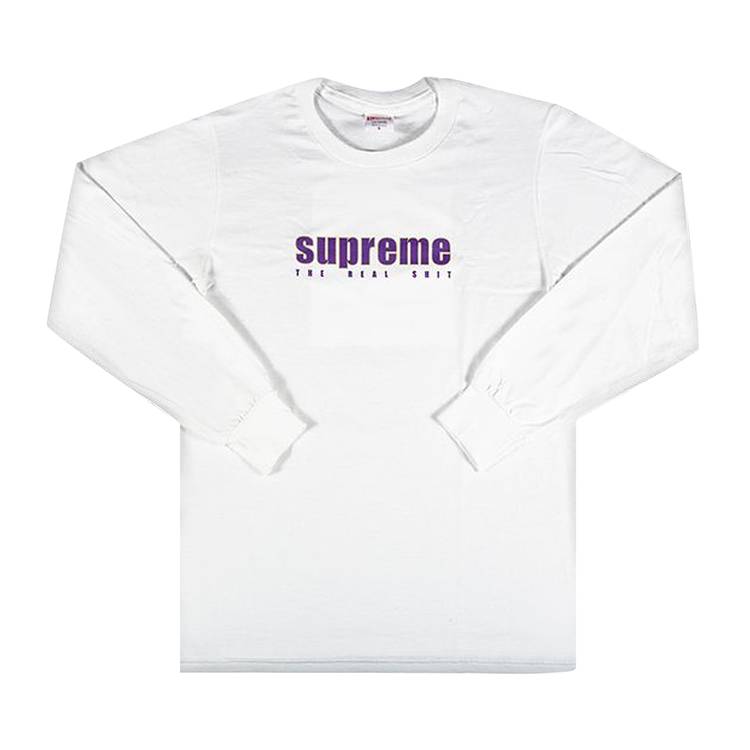 Buy Supreme The Real Shit Long-Sleeve Tee 'Black' - SS19T18 BLACK