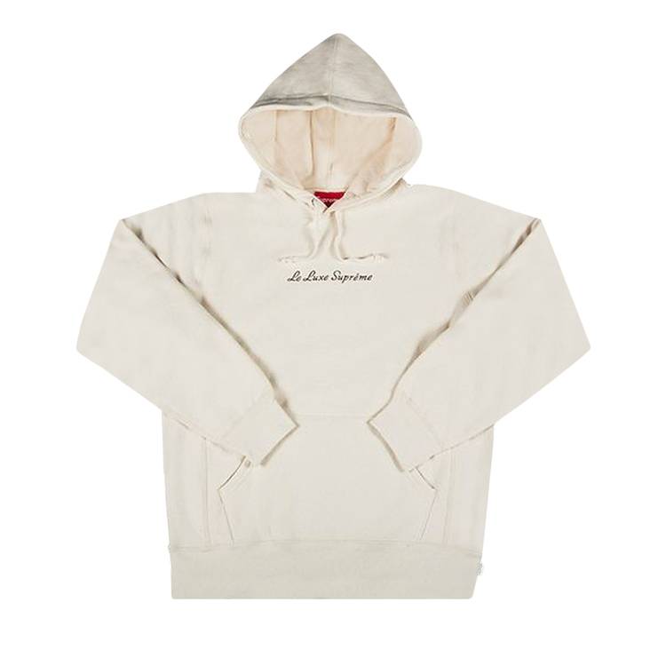 Buy Supreme Le Luxe Hooded Sweatshirt 'Natural' - SS19SW61