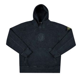 Buy Supreme x Stone Island Hooded Sweatshirt Black SS19SW6 BLACK GOAT UK