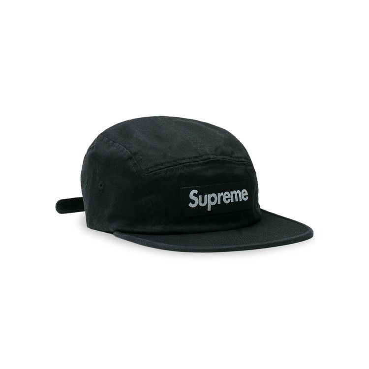 Buy Supreme Washed Chino Twill Camp Cap 'Black' - SS19H58 BLACK