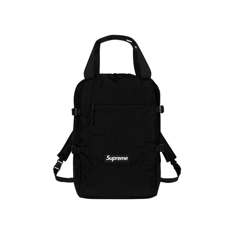 Buy Supreme Tote Backpack 'Black' - SS19B13 BLACK | GOAT