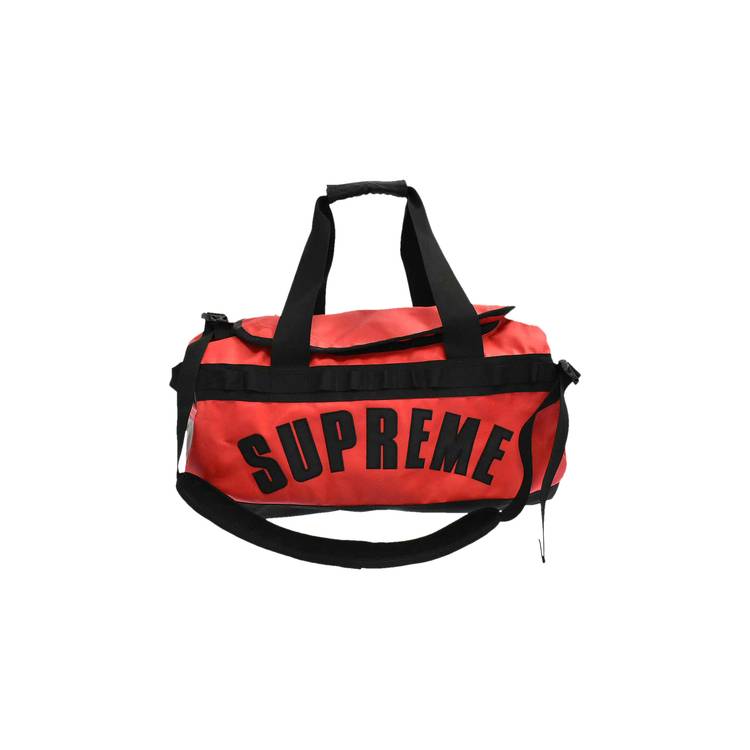 Supreme x The North Face Studded Small Base Camp Duffle Bag Red