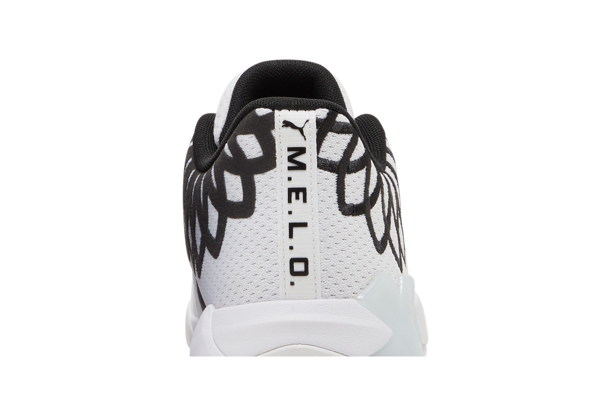 Pre-owned Puma Mb.01 Lo Jr 'team Colors - White Black'