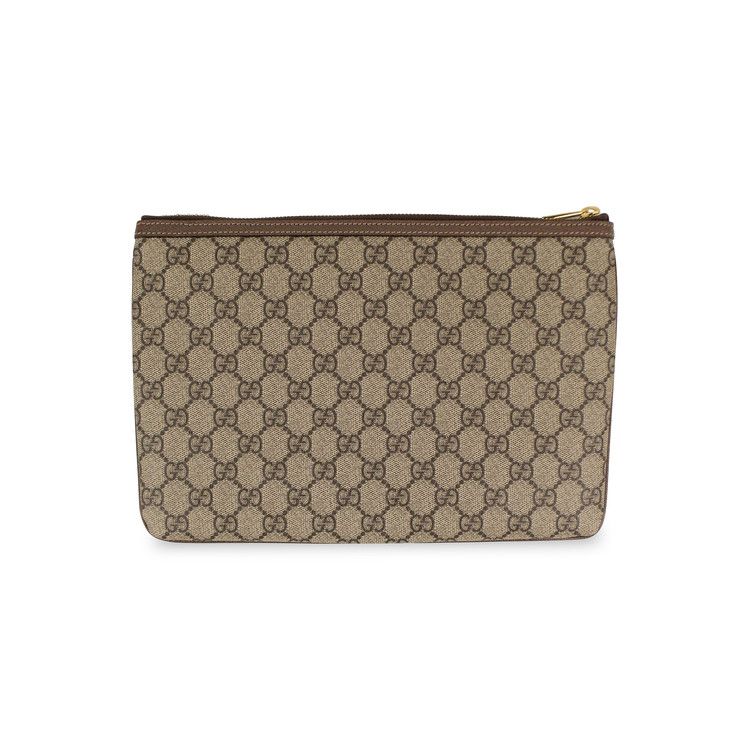 Gucci Ophidia Gg Supreme Pouch Bag 'beige'