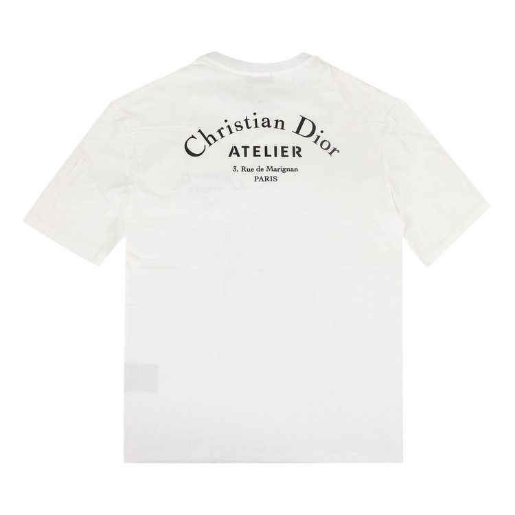 Buy Dior CD Atelier T-Shirt 'White' - 863J62110533 C089 | GOAT