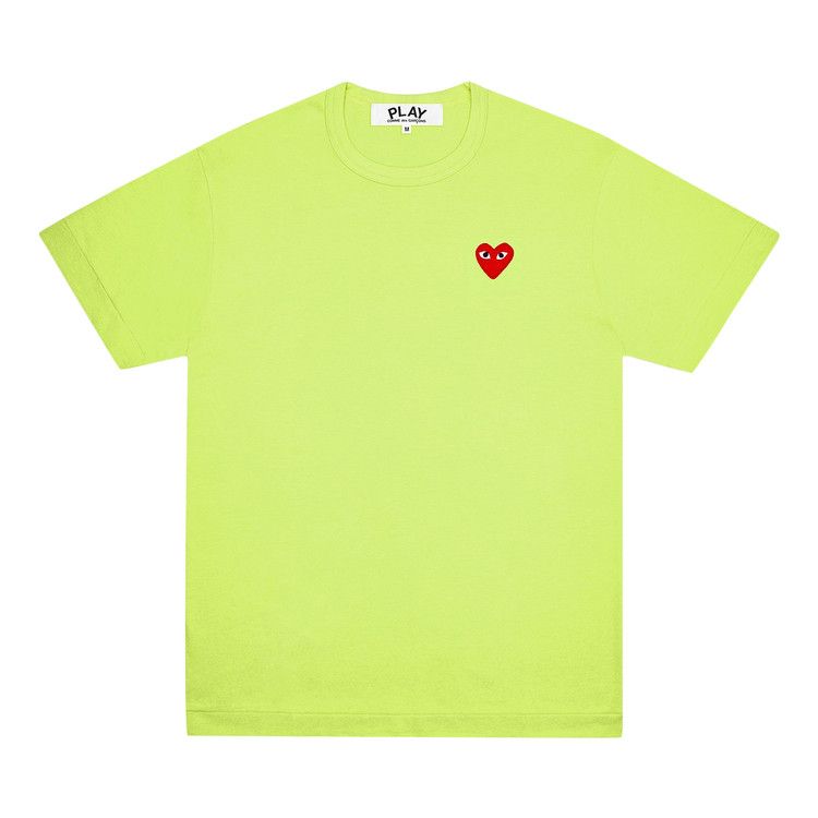 Comme des Garcons PLAY Play Pastelle Red Emblem T-shirt Green — foto 2