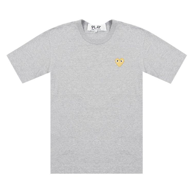 Comme des Garcons PLAY Play Gold Heart T-shirt Grey — foto 2