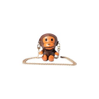 Buy BAPE Baby Milo Mini Shoulder Bag 'Brown' - 2I80 290 002 BROWN