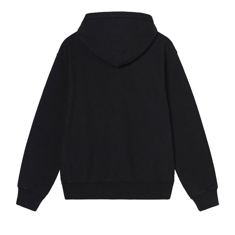 Stussy Stock Logo Appliqué Hood 'black'