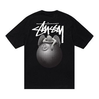 Buy Stussy Angel Tee 'Black' - 1904842 BLAC | GOAT
