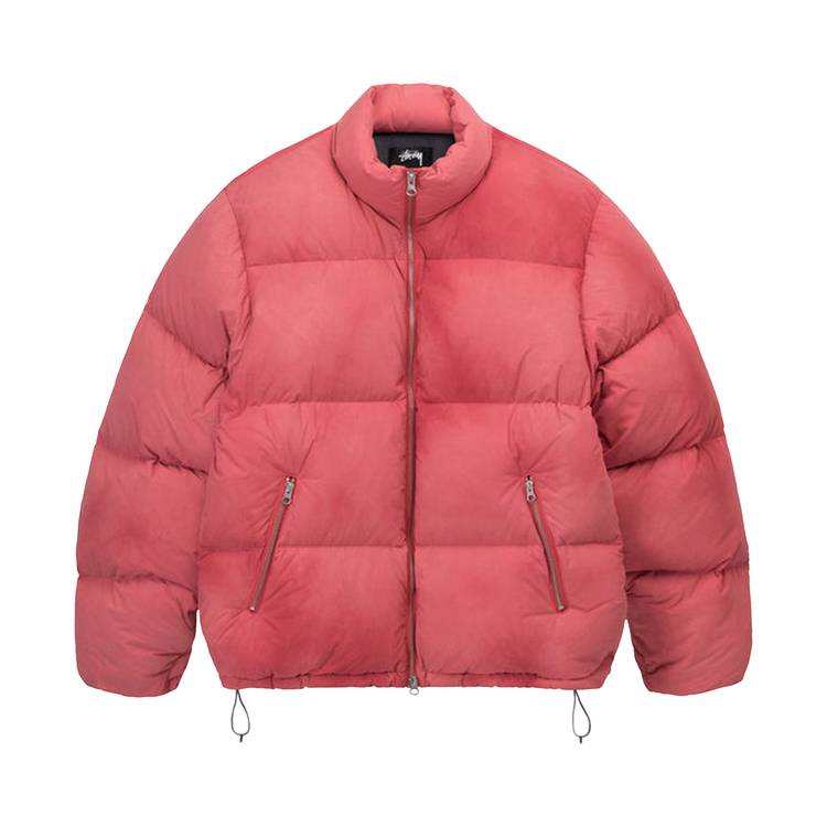 Buy Stussy Recycled Nylon Down Puffer 'Faded Red' - 115673 