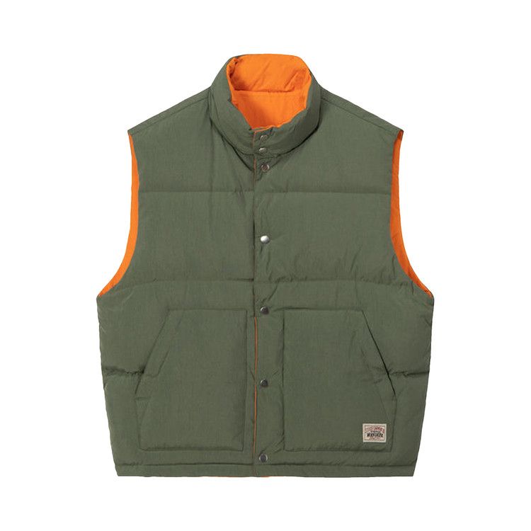 Stussy Reverse Down Workgear Vest 'olive'