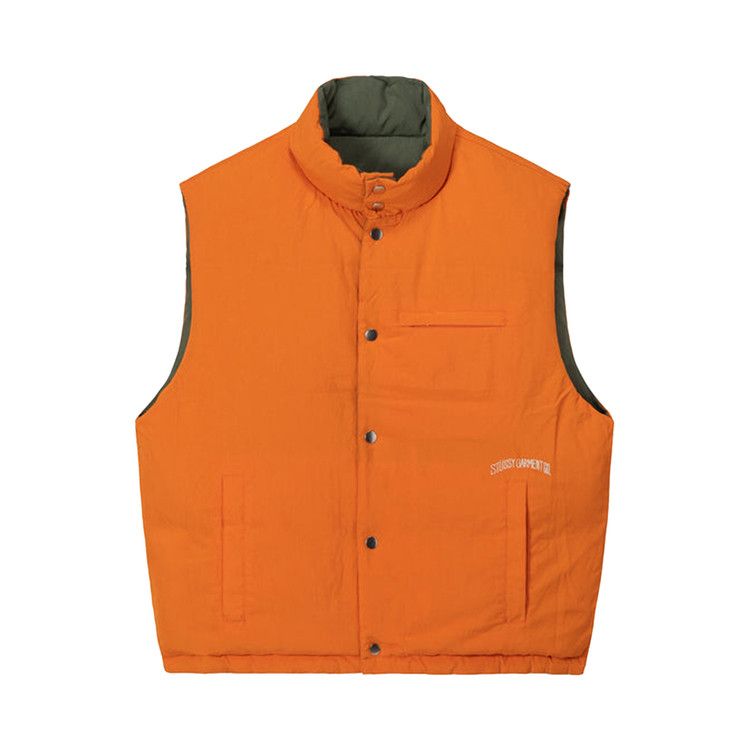 Stussy Reverse Down Workgear Vest 'olive'