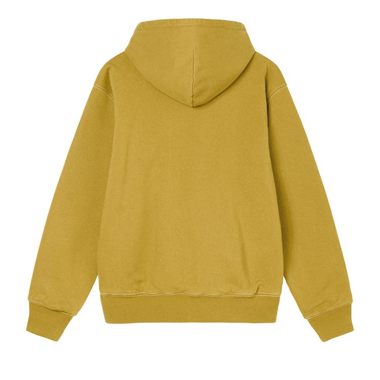 Stussy Contrast Stitch Label Hoodie Gold