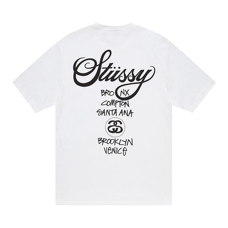 Stussy World Tour T-Shirt White