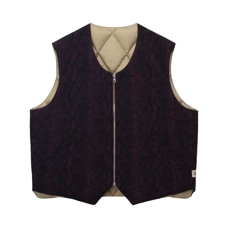Buy Stussy Python Reversible Vest 'Burgundy' - 115669 BURG | GOAT AU