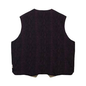 Buy Stussy Python Reversible Vest 'Burgundy' - 115669 BURG | GOAT