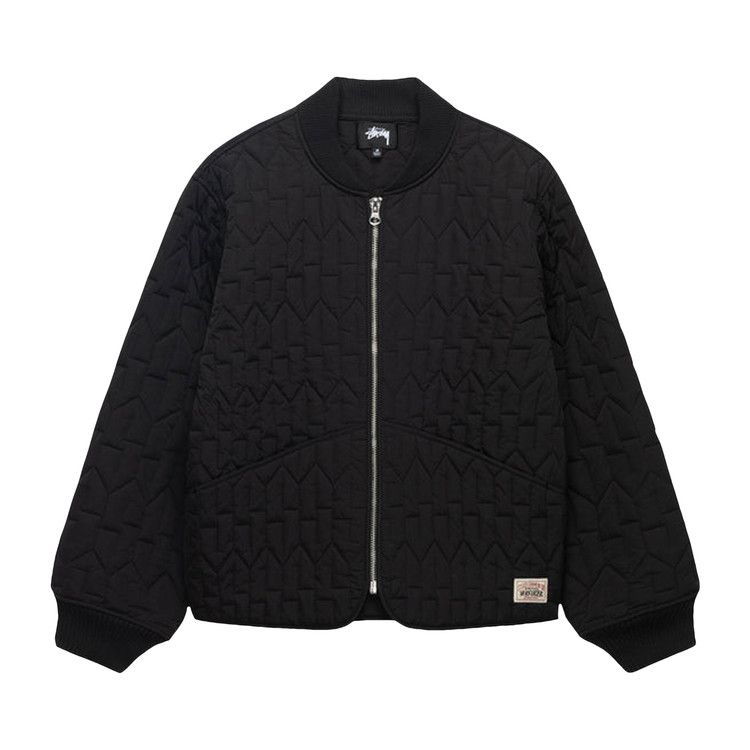 Buy Stussy S Quilted Liner Jacket 'Black' - 115670 BLAC | GOAT