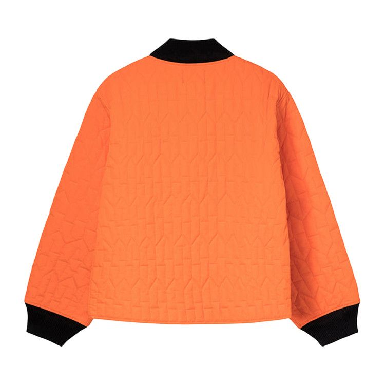 Stussy S Quilted Liner Jacket Orange