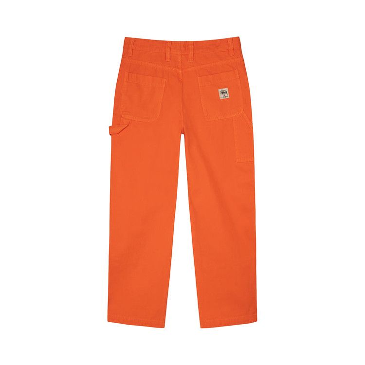 Stussy Canvas Work Pant 'orange'