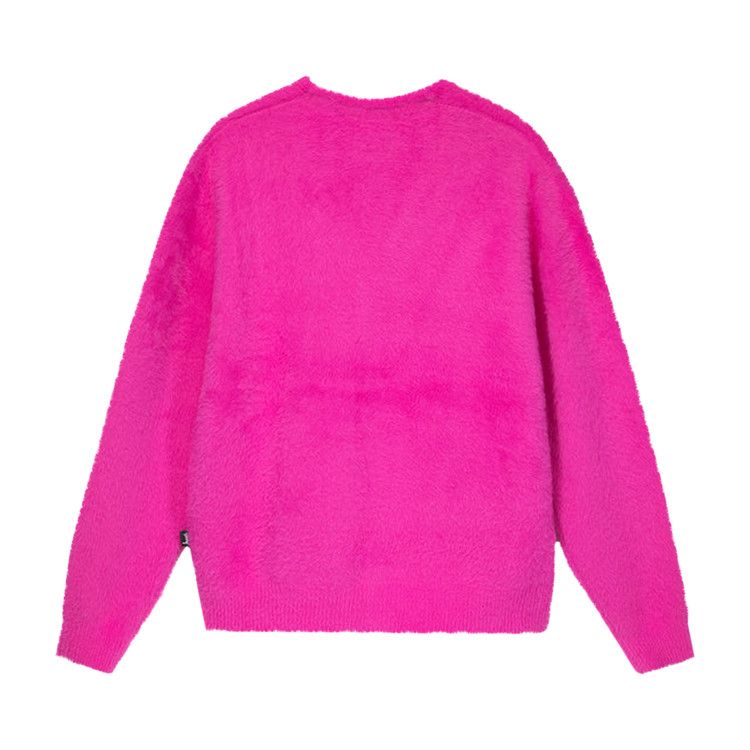 Buy Stussy Shaggy Cardigan Fuchsia 117094 FUCH GOAT