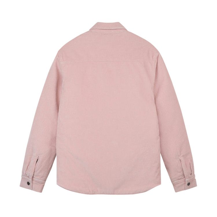Stussy Cord Quilted Overshirt Washed Pink