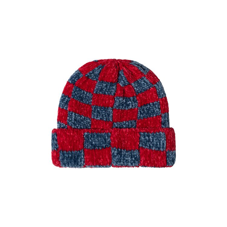 Buy Stussy Crochet Checkered Beanie 'Red' - 1321139 RED