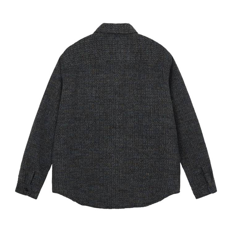 Stussy Speckled Wool Cpo Shirt 'Black'