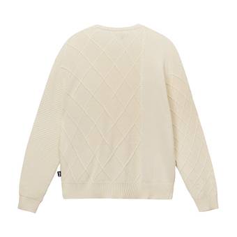 Buy Stussy Patchwork Sweater 'Natural' - 117158 NATU | GOAT