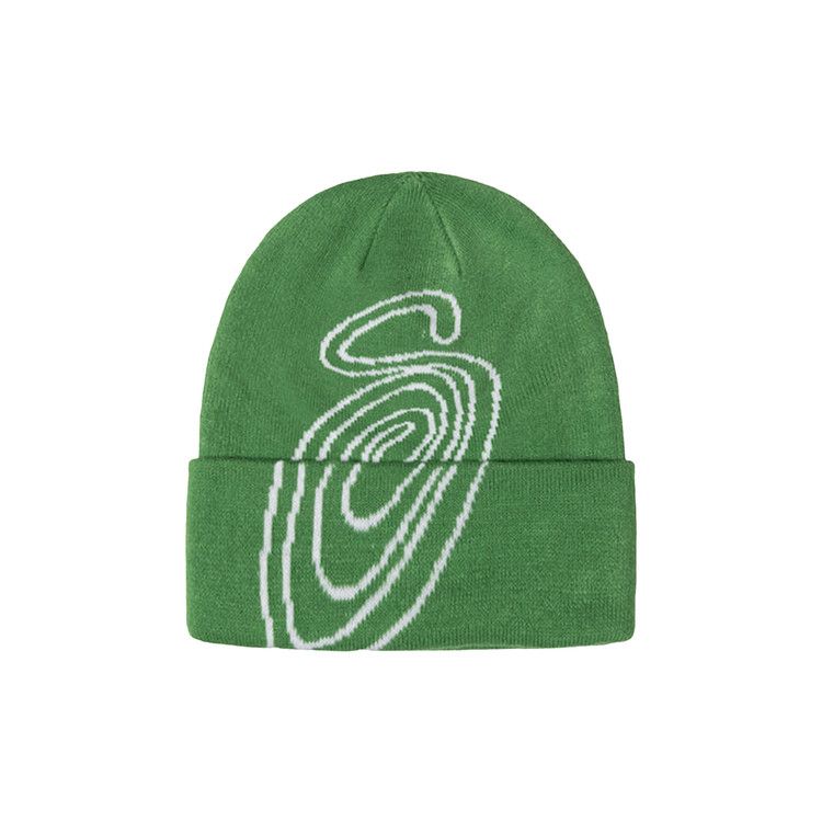 Buy Stussy Swirl S Cuff Beanie 'Olive' - 1321148 OLIV | GOAT