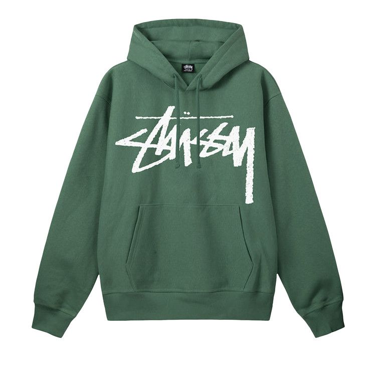 Buy Stussy Big Stock Hoodie 'Green' - 1924843 GREE | GOAT CA