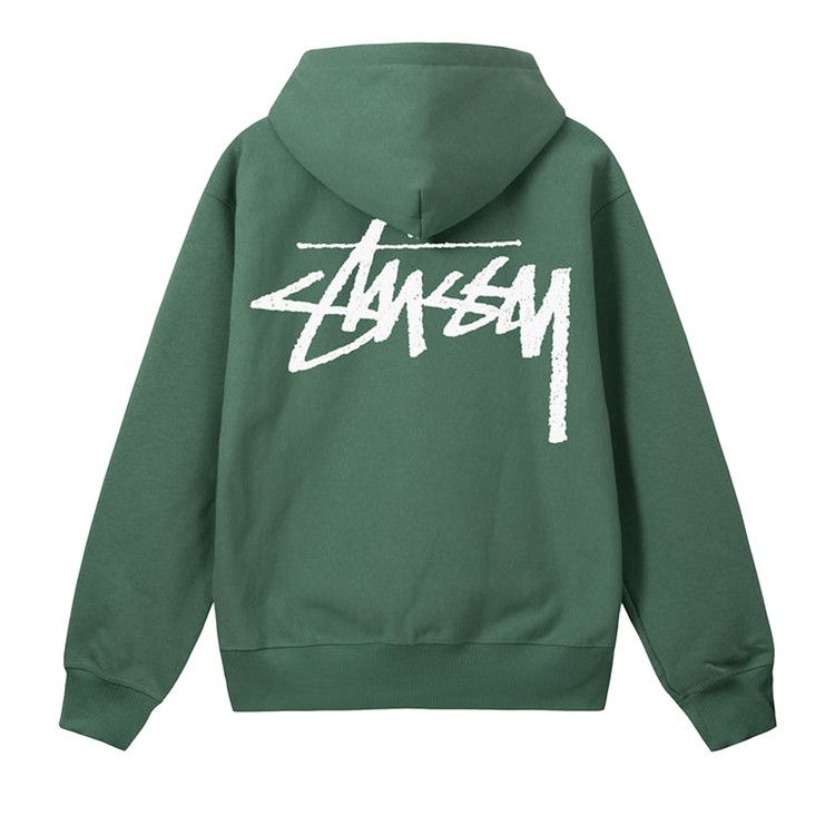 Stussy Big Stock Hoodie 'green'